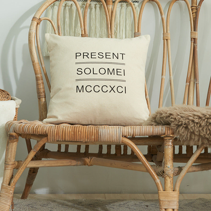 Minimalist Geometric Minimalist Home Square Cushion Cover