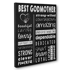 To My Godmother Canvas Home Fashion Minimalist Printed Canvas Posters
